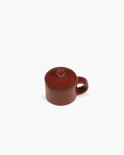 Tasse à espresso rond Venetian red grès émaillé 11 cl 8 cm La Mère - SERAX New