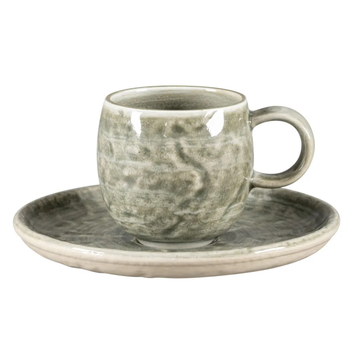 Tasse à espresso Sage porcelaine vitrifiée 10 cl Ø 6 cm Krush - RAK Discount