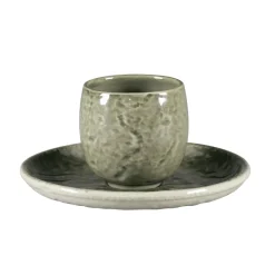 RAK Tasse à espresso steel porcelaine vitrifiée 10 cl Ø 6 cm Krush