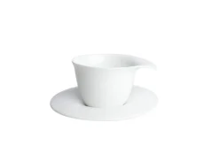 COOKPLAY Tasse et sous tasse à déjeuner blanc porcelaine 18 cl Fly Online