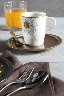 RAK Tasse à expresso blanc porcelaine vitrifiée 9 cl Ø 5,8 cm stone Ease Décor Spring Best