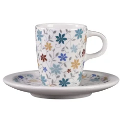 Tasse à expresso blanc porcelaine vitrifiée 9 cl Ø 5,8 cm stone Ease Décor Summer - RAK
