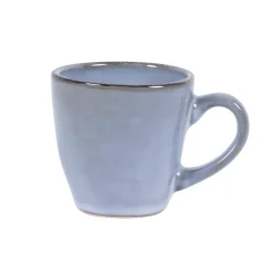 PRO.MUNDI Tasse à expresso bleu grès émaillé 9 cl Ø 6,2 cm Sky Hot