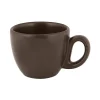 Tasse expresso brun porcelaine vitrifiée 8 cl Ø 6,5 cm Genesis - RAK