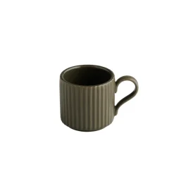 Tasse à expresso empilable rond marron porcelaine 8 cl Ø 6 cm The Grid - APS Clearance