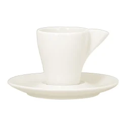 Tasse à expresso ivoire porcelaine vitrifiée 7 cl Ø 6 cm Swirls - RAK New