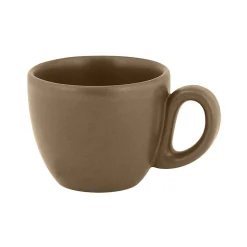 Tasse expresso marron porcelaine vitrifiée 8 cl Ø 6,5 cm Genesis - RAK Online