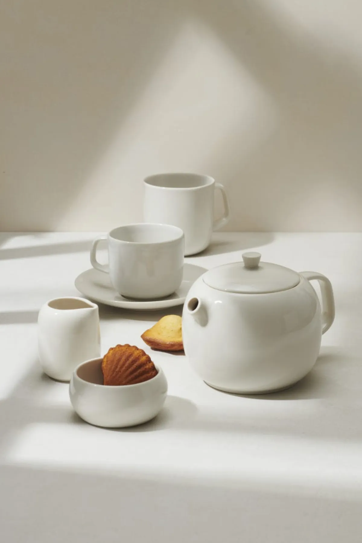 Tasse à expresso rond Blanc albâtre porcelaine culinaire 8 cl Ø 6,5 cm Madeleine - REVOL Outlet