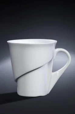 Tasse à expresso rond blanc porcelaine vitrifiée 9 cl Ø 6,5 cm Delissea - RAK New