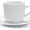 PRO.MUNDI Tasse à expresso rond blanc porcelaine 9 cl Ø 6 cm Cafett Hot