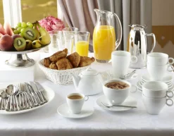 PRO.MUNDI Tasse à expresso rond blanc porcelaine 9 cl Ø 6,4 cm Slim O Discount