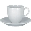 Tasse à expresso rond blanc porcelaine 9 cl Ø 6,5 cm Charm - RAK Discount