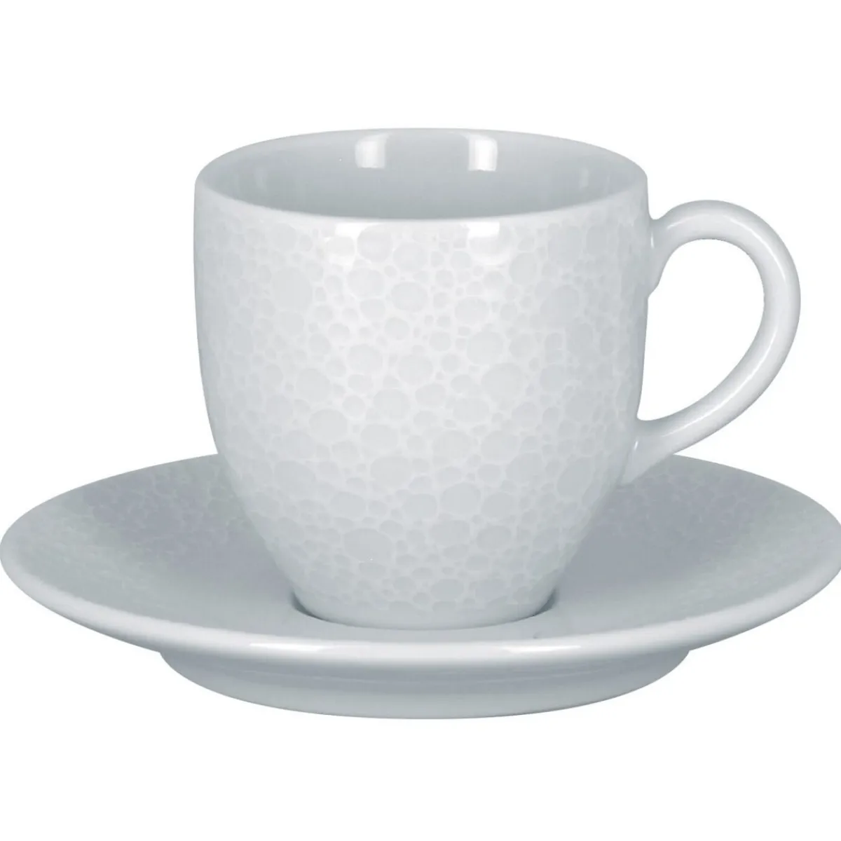 Tasse à expresso rond blanc porcelaine 9 cl Ø 6,5 cm Charm - RAK Discount