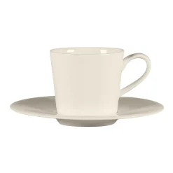 Tasse à expresso rond blanc porcelaine bone china 8,6 cl Ø 6,1 cm Fedra - RAK Discount