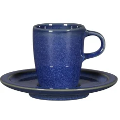 Tasse à expresso rond bleu porcelaine vitrifiée 9 cl Ø 5,8 cm stone Ease - RAK Clearance