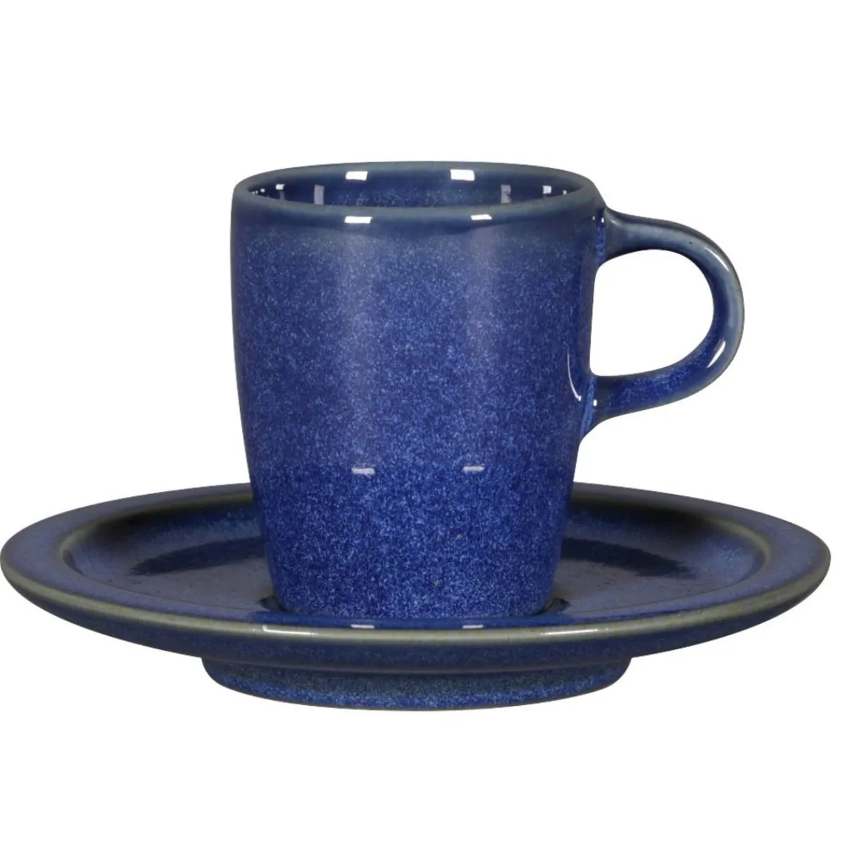 Tasse à expresso rond bleu porcelaine vitrifiée 9 cl Ø 5,8 cm stone Ease - RAK Clearance