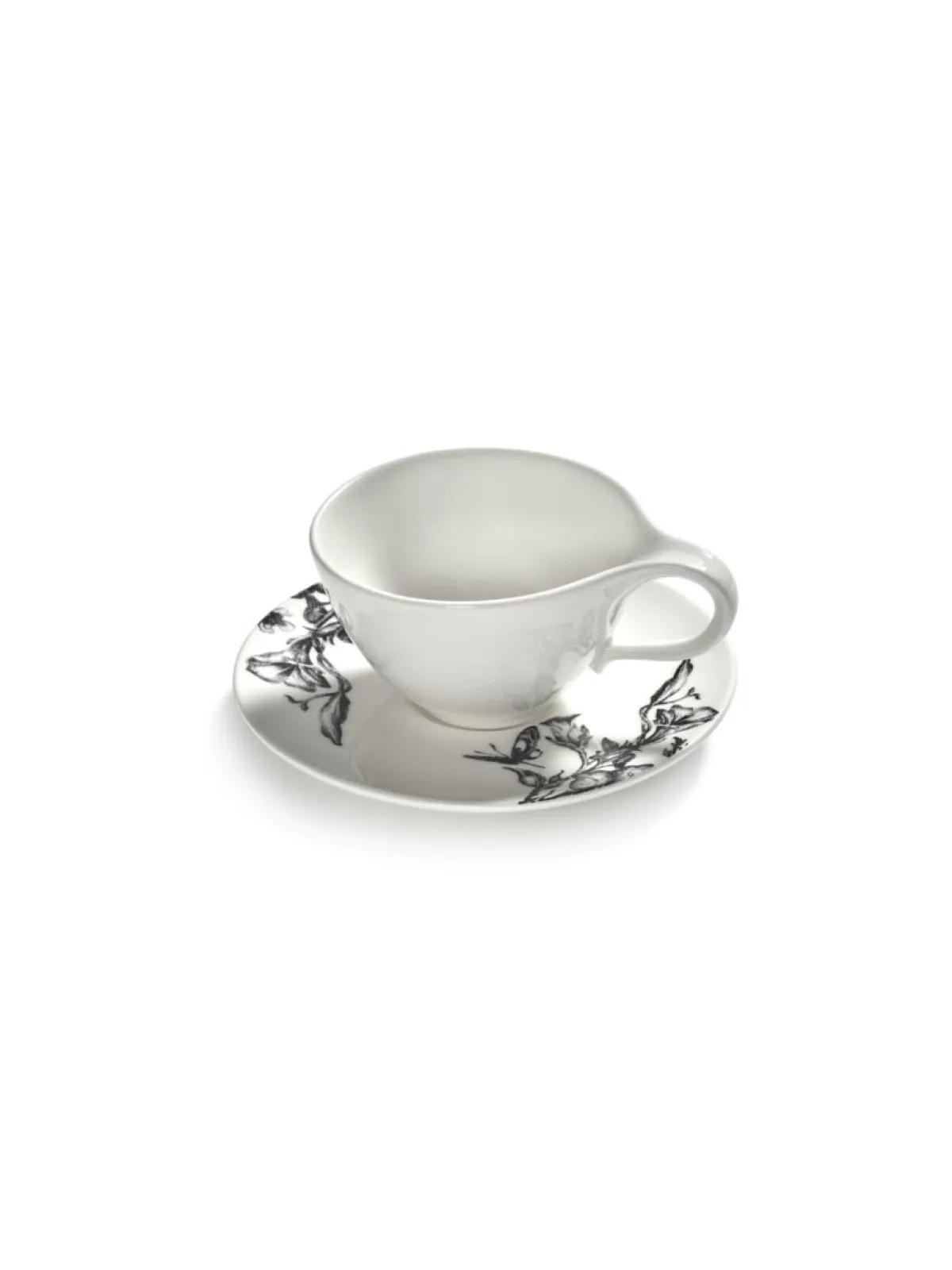 SERAX Tasse à expresso rond BUTTERFLY porcelaine 8,3 cm Unity Clearance