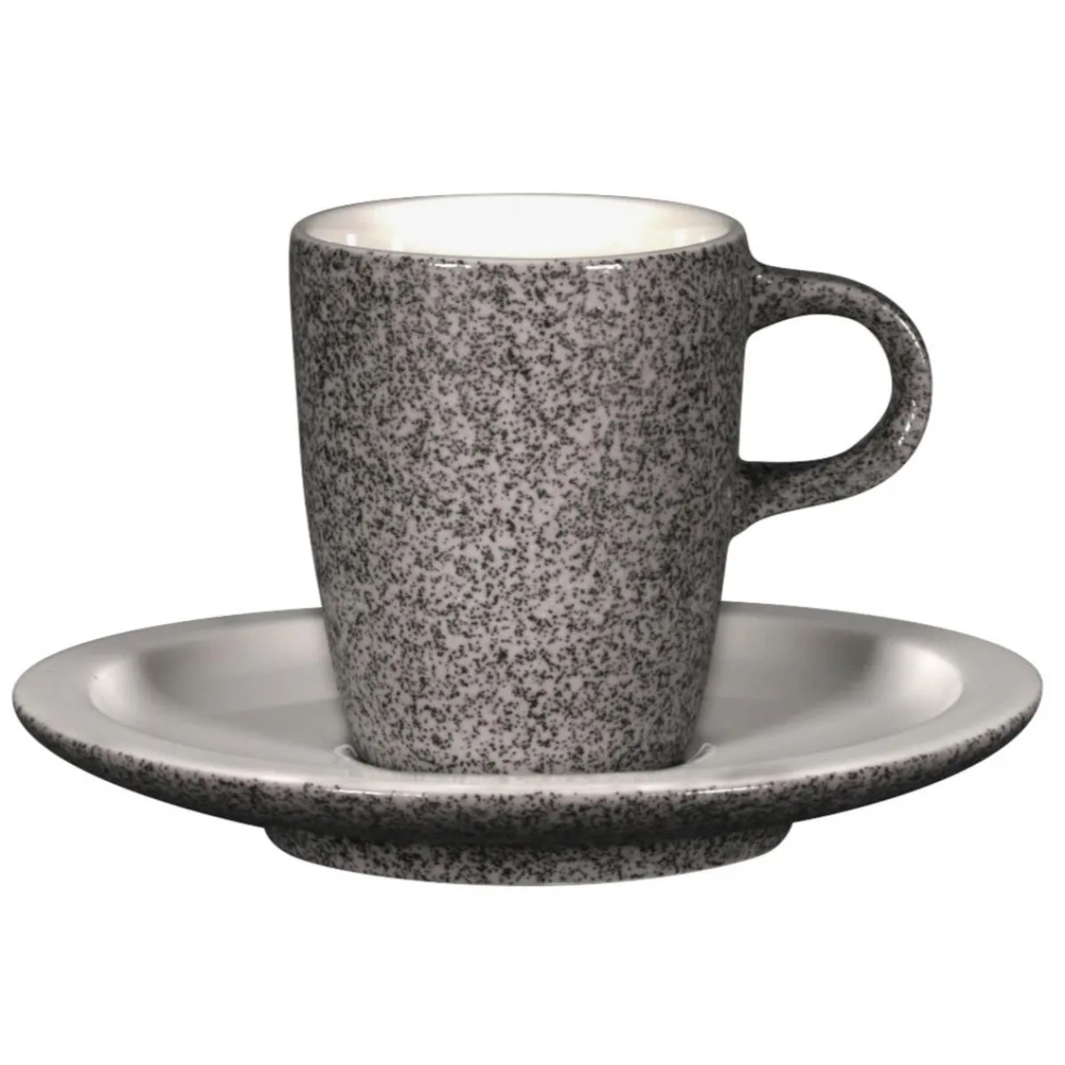 Tasse à expresso rond gris porcelaine vitrifiée 9 cl Ø 5,8 cm stone Ease - RAK Best