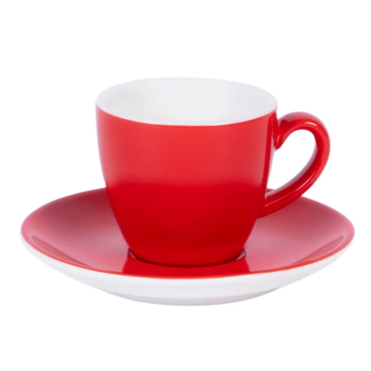 PRO.MUNDI Tasse à expresso rond rouge porcelaine 10 cl Ø 6,3 cm Emotions Best