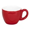 Tasse à expresso rouge porcelaine 9 cl Ø 6,7 cm  Cliché - RAK New