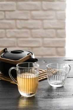 Tasse à expresso transparent verre pressé 9 cl Ø 6,1 cm Ouessant - LA ROCHERE Outlet