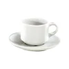 PILLIVUYT Tasse à moka blanc porcelaine culinaire 10 cl Europe New