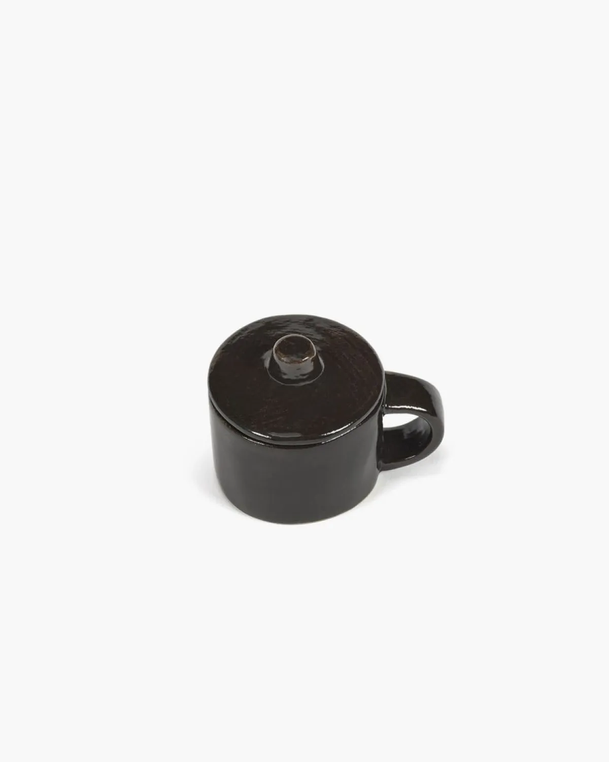 SERAX Tasse à ristretto rond ébène grès émaillé 6 cl 7,5 cm La Mère New
