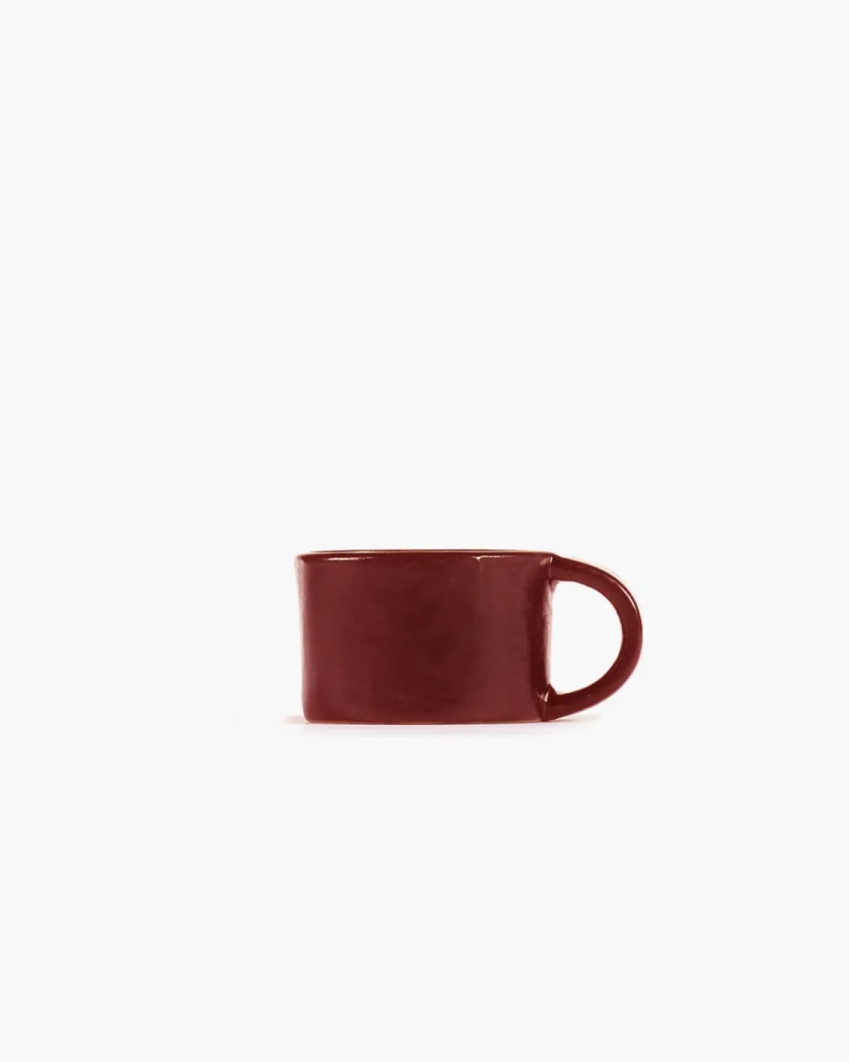 Tasse à ristretto rond Venetian red grès émaillé 6 cl 7,5 cm La Mère - SERAX Outlet