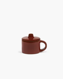 Tasse à ristretto rond Venetian red grès émaillé 6 cl 7,5 cm La Mère - SERAX Online