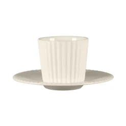 Tasse sans anse rond blanc porcelaine bone china 8,6 cl Ø 31,8 cm Spectra - RAK Sale