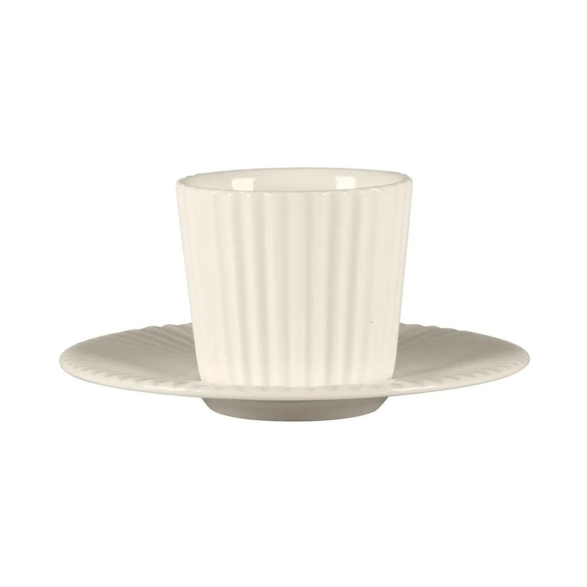 Tasse sans anse rond blanc porcelaine bone china 8,6 cl Ø 31,8 cm Spectra - RAK Sale