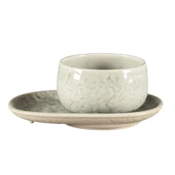 Tasse sans anse rond céladon porcelaine vitrifiée 41 cl Ø 11 cm Krush - RAK