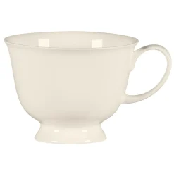 Tasse à thé avec pied rond blanc porcelaine bone china 23 cl Ø 10 cm Bravura - RAK Online