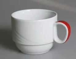 Tasse à thé blanc porcelaine 18 cl Ø 7,9 cm Donna Senior - SCHONWALD Online