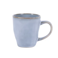 Tasse à thé bleu grès émaillé 18 cl Ø 7,5 cm Sky - PRO.MUNDI Hot