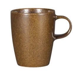 Tasse à thé bronze porcelaine vitrifiée 20 cl Ø 7 cm stone Ease - RAK Discount