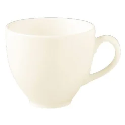 Tasse à thé/café rond ivoire porcelaine vitrifiée 23 cl Ø 8,5 cm Classic Gourmet - RAK Hot