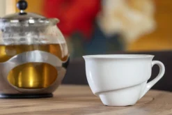 RAK Tasse à thé/chocolat rond blanc porcelaine vitrifiée 26 cl Ø 10,5 cm Delissea Discount