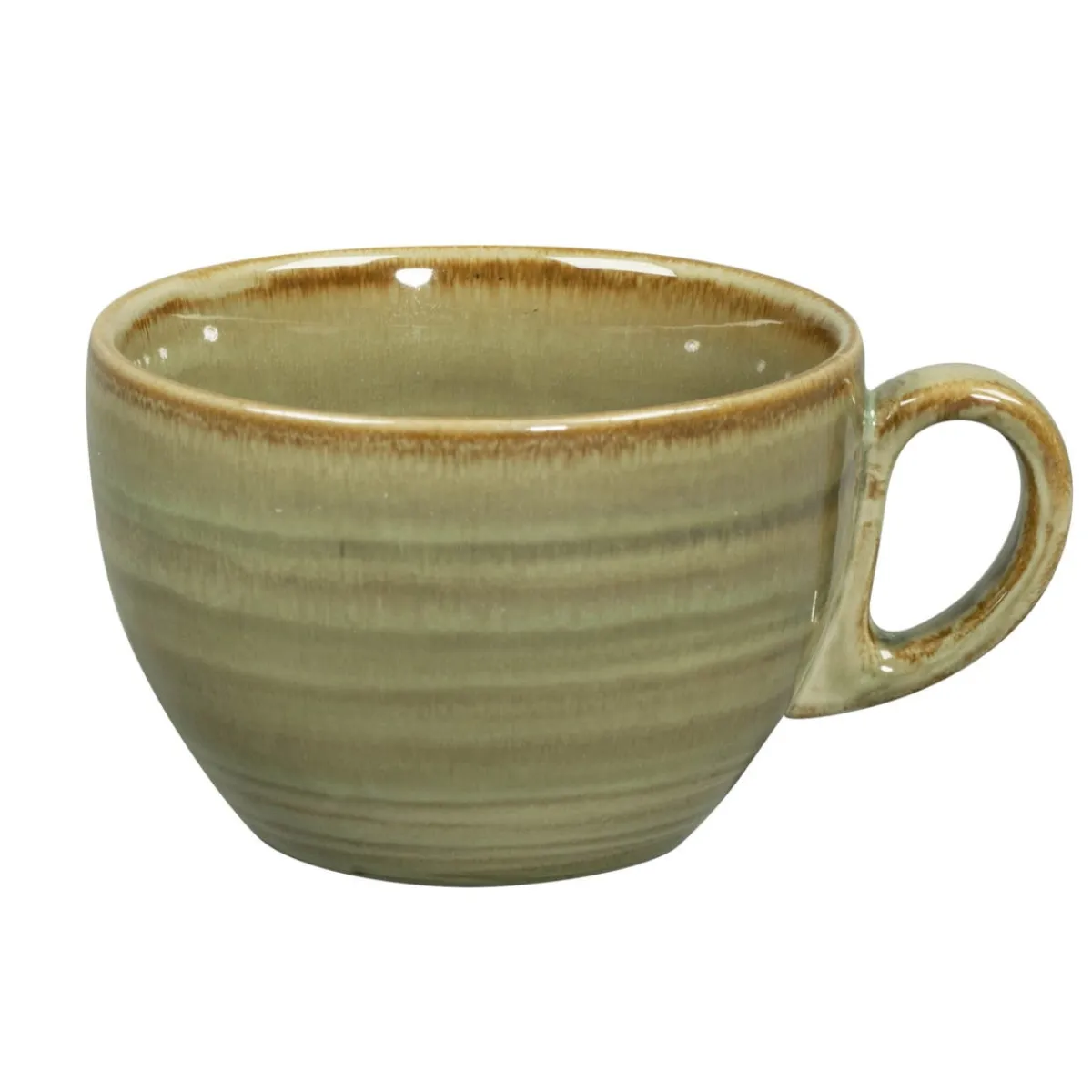 RAK Tasse à thé Emerald porcelaine vitrifiée 23 cl Ø 9 cm stone Spot Discount