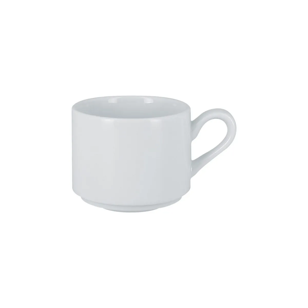 RAK Tasse à thé empilable blanc porcelaine vitrifiée 20 cl Ø 8 cm Access