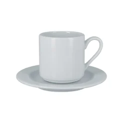 Tasse à thé empilable blanc porcelaine vitrifiée 23 cl Ø 8 cm Access - RAK Hot
