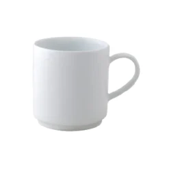 Tasse thé empilable rond blanc porcelaine 18 cl Ø 8 cm Presto - ACCOLADE Hot