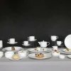 ACCOLADE Tasse thé empilable rond blanc porcelaine 22 cl Ø 8,3 cm Presto Best