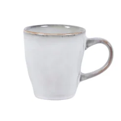 Tasse à thé gris grès émaillé 18 cl Ø 7,5 cm Sky - PRO.MUNDI New