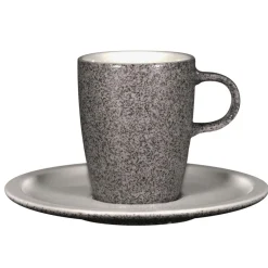 Tasse à thé gris porcelaine vitrifiée 20 cl Ø 7 cm stone Ease - RAK Sale