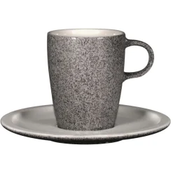 RAK Tasse à thé gris porcelaine vitrifiée 23 cl Ø 7,3 cm stone Ease Clearance