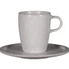 RAK Tasse à thé gris porcelaine vitrifiée 23 cl Ø 7,3 cm stone Ease Best