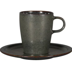 Tasse à thé noir porcelaine vitrifiée 23 cl Ø 7,3 cm stone Ease - RAK Best
