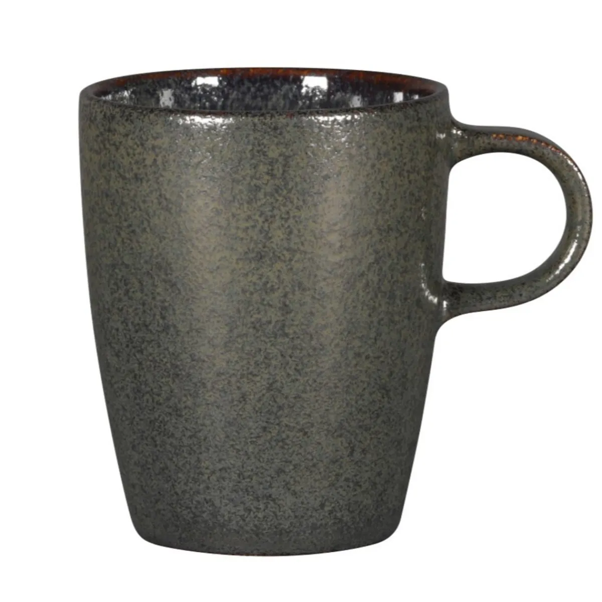 RAK Tasse à thé noir porcelaine vitrifiée 20 cl Ø 7 cm stone Ease Best