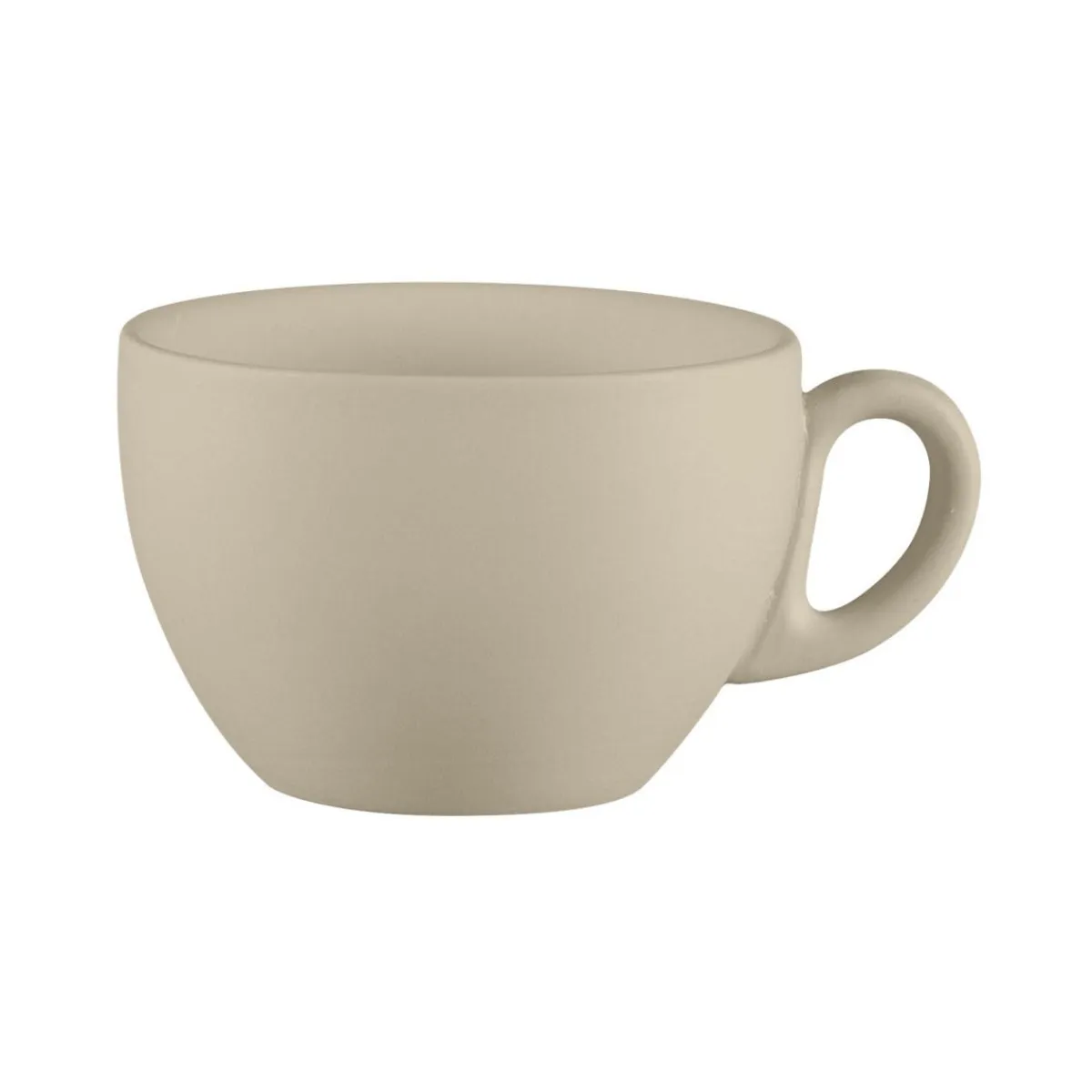 Tasse à thé rond Argila Décor Epura porcelaine 23 cl Ø 9 cm Earth - RAK Outlet